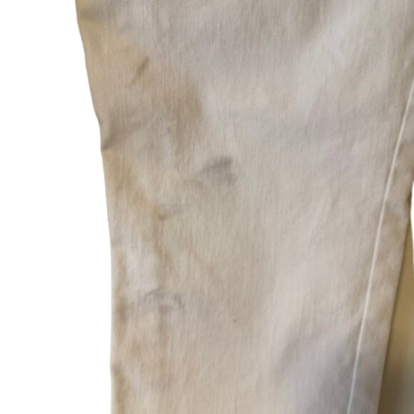 Loft Relaxed Skinny White Jeans - Size 8 - Picture 4 of 7